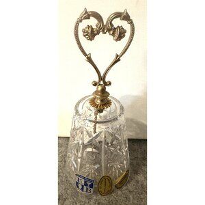 Vintage Killarney Crystal Bell  6.75"  # 3043